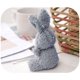 thumbnail image 2 of Mini llavero de conejo de peluche para mujer, adorno de 5 pulgadas, decoraciones de bolso, mochila de estudiante escolar, colgante de felpa E65D, 2 of 3