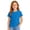42# Blue, variant on Girls Short Sleeve T Shirts Kids Summer Basic Tee Crewneck Cute Tops Gray,10-11 Years