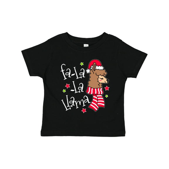 Inktastic Christmas Llama Boys or Girls Toddler T-Shirt