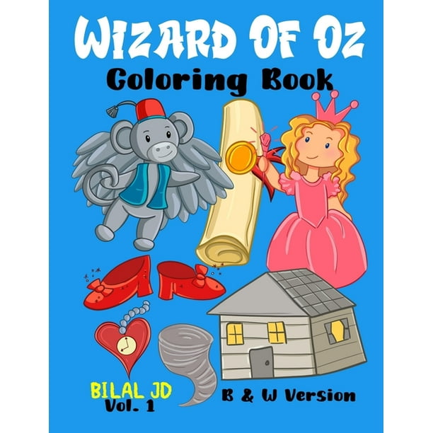 Download Wizard Of Oz Coloring Book Coloring Books For 8 Years Old Paperback Walmart Com Walmart Com
