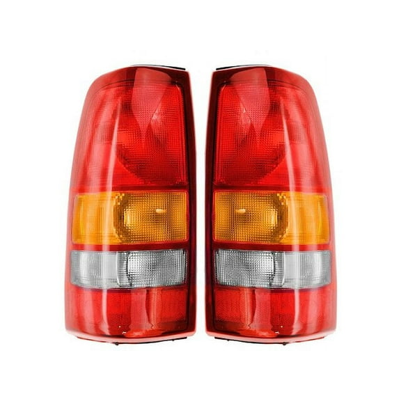 Tail Light Assembly Set 2 Piece - Compatible with 1999 - 2002 Chevy Silverado 1500 2000 2001