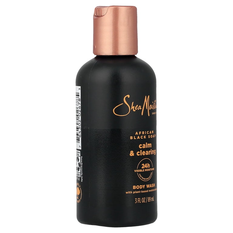 SheaMoisture, Body Wash, African Black Soap, 3 fl oz (89 ml