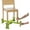 Green, variant on KABOOST Booster Seat for Dining, Natural - Goes Under the Chair - Portable Chair Booster for Toddlers