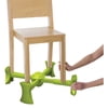 KABOOST Booster Seat for Eating, Green - Goes Under the Chair - Portable Chair Booster for Toddlers