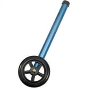 Drive Medical 5" Walker Wheels with Two Sets of Rear Glides for Use with Universal Walker, Blue, 5"
