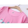 thumbnail image 2 of Women's Capri Pajama Set Short Sleeve Top Capri Pants Sleepwear Animal Printed, 2 of 4