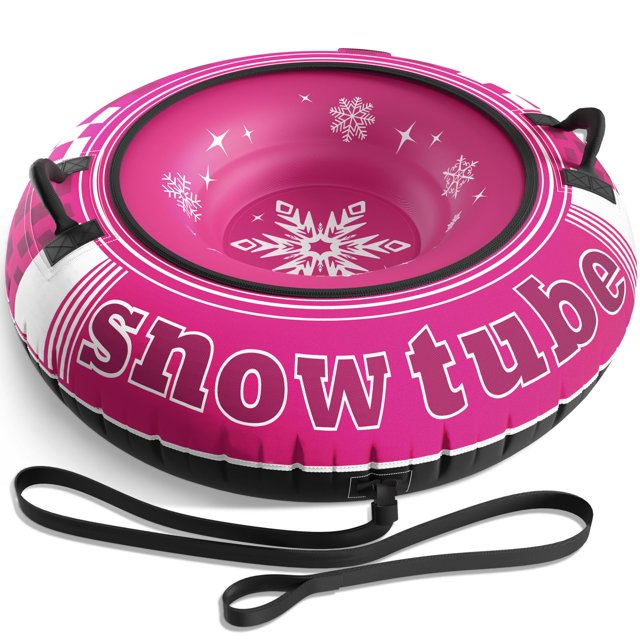 Trineo inflable Jasonwell para nieve, 48 pulgadas, con funda de lona
