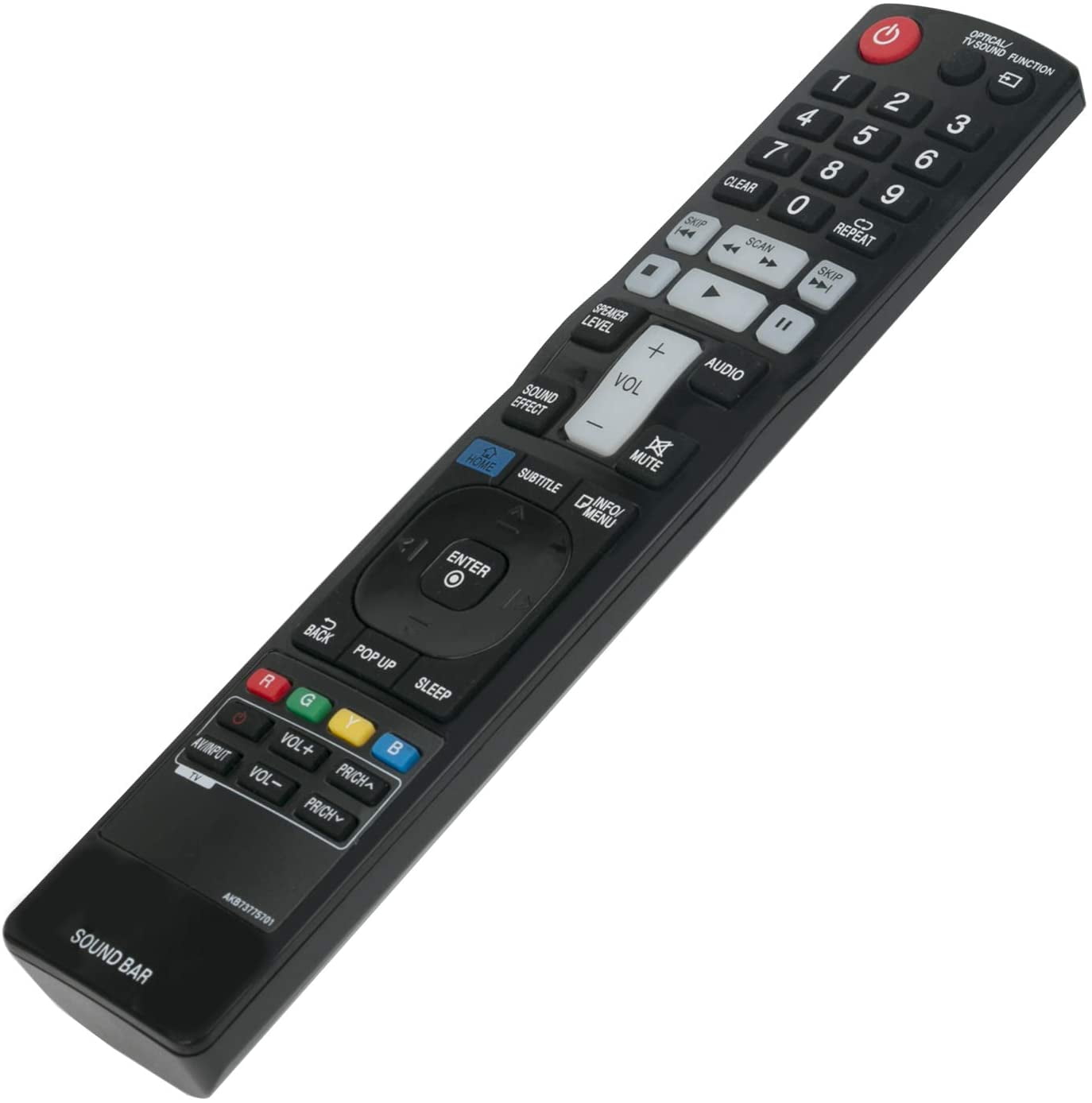 lg sound system remote control