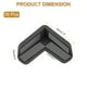 thumbnail image 2 of Protectores de Esquina Uxcell 16Pcs Protectores de Esquina para Mesa Guardas de Esquinas y Bordes (en forma de L, Negro), 2 of 6