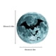 thumbnail image 4 of Txlixc poste de pared de luz nocturna de Halloween, decoración de luz nocturna de murciélago de bruja de luna 3D Txlixc  moda, 4 of 5