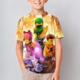 thumbnail image 2 of Ninjago Kid Shirts Unisex Casual Tops 3D Print Graphic Tees Short Sleeve T Shirts for Boys Girls 110CM, 2 of 8
