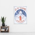 thumbnail image 2 of La Vie Parisienne Vintage French January Vintage Magazine Cover Extra Large XL Wall Art Poster Print, 2 of 3