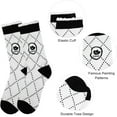 thumbnail image 3 of CHUNTIAN Sox Womens Funny Crew Socks Girls Cute Patterned Dress Socks Cotton Funky High Ankle Socks Athletic Mid-calf Socks, 3 of 8