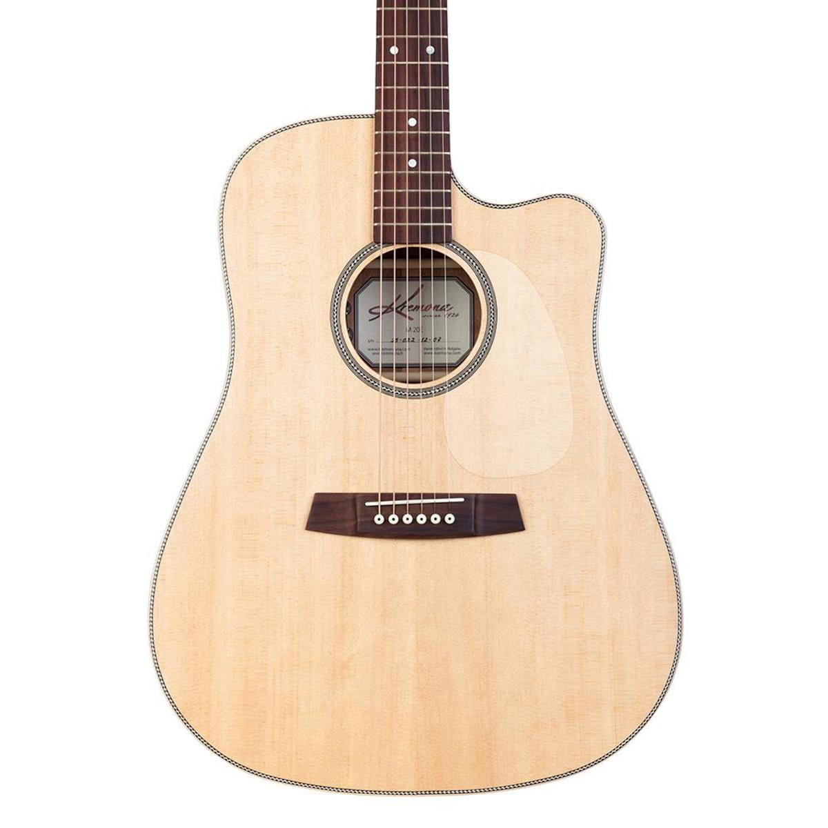 Kremona Steel String Series M20 D-Style Acoustic Electric Guitar with Hardshell Case, Rosewood Fingerboard