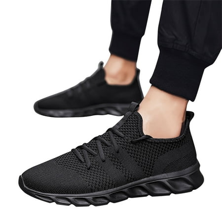 Oyedens Mens Running Walking Shoes Non Slip Work Shoes Athletic Fashion Sneakers Workout Sports Shoes