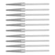 thumbnail image 5 of Fresas de mandril dental, 10 piezas, mandril de disco dental, varilla de mandril de disco dental, vástago de pulido dental, rendimiento confiable, 5 of 14