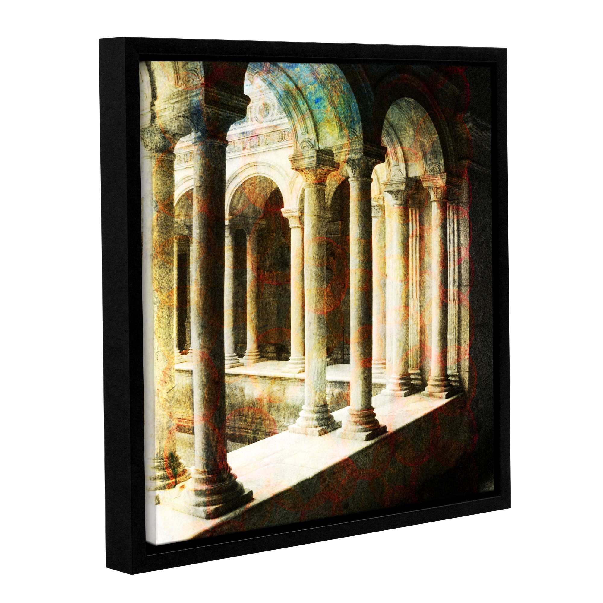 ArtWall Elena Ray "Roman Architecture" Gallery-wrapped Floater-framed Canvas