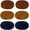 Color C, variant on ATJIA 3/6 Pairs Sew On Elbow Knee Oval Patches Repair Patches Sew-on Repair Kit Clothing Accessories