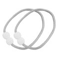 thumbnail image 1 of Cortina Hebilla 2 Piezas Creative Sin Golpes Perla (gris), 1 of 8