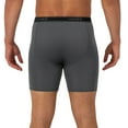 thumbnail image 5 of Hanes Men’s Performance Boxer Briefs, Stretch, Black/Grey, 6-Pack, 5 of 8