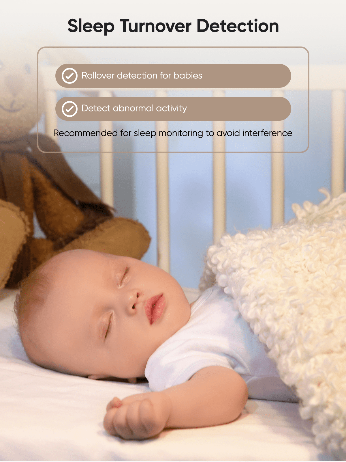 1440p Baby Monitor with 2 Cameras and 5.5'' Split Screen 240h Lasting No WiFi