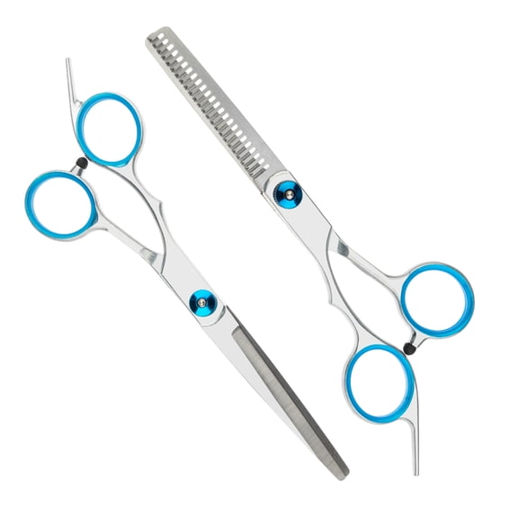 Hair Cutting Scissors,Thinning Shears,Professional Hair Cutting Tools,Stainless Steel Hair Cutting Kit ,Ergonomic Hairdressing Scissors 2pcs for Hairdressing,Salon And Home