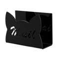 thumbnail image 2 of CoudarTitie Acrylic Mail Holder for Desk Desktop Envelope Holder for Card Paper Document Black, 2 of 9