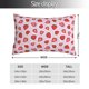 thumbnail image 2 of Fotbe Hand Drawn Strawberry Funda de Almohada Decorativa Estilo Occidental, Lujo en Algodón, Fundas para Almohadas King, Cojín Estampado para Decoración del Hogar-14"x20", 2 of 6