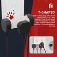 thumbnail image 4 of WarmHaven 3 Way Plug Adapter, 3 Plug Wall Adapter, 3 Prong, Grounded, 15A, 1875W, Multiple Plug Expander for Home, Outdoor, ETL Listed, White, 3PACK, 4 of 12