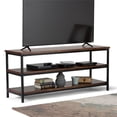 thumbnail image 2 of Atlin Designs 60" TV Stand in Dark Cognac Brown, 2 of 5