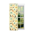 thumbnail image 2 of MKHERT Cartoon Dinosaur Pattern Window Curtain Living Room,Bedroom Window Drapes 52x84 inch, 2 of 3