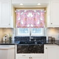 thumbnail image 5 of Yayeee Kitchen Curtains Tier Pair Light Filtering 27"x36" Rod Pocket Short Cafe Window Panel, Purple Halloween, 5 of 7