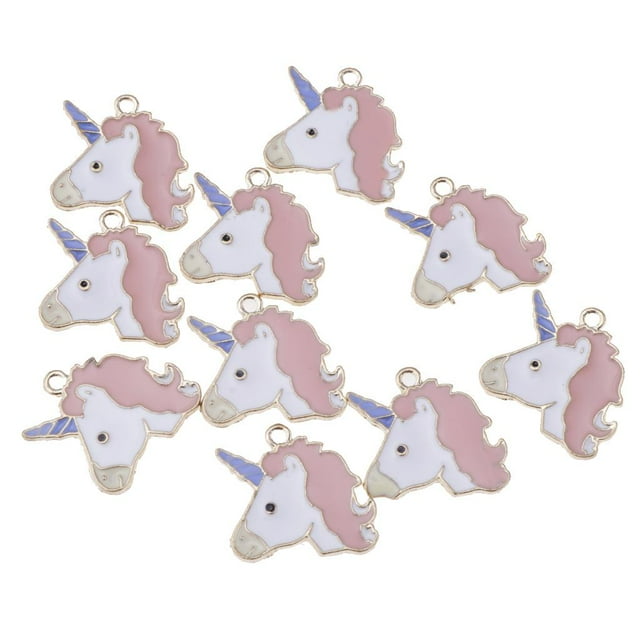 10 Unids/set Colgante de Joyería Hugo animal azul 1.9x2cm