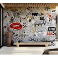 thumbnail image 6 of Tiptophomedecor Street Art Wallpaper Wall Mural - Stream Of Thought, 6 of 8
