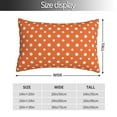 thumbnail image 2 of Balery Orange And White Polka Dot Funda de Cojín Estampada, Regalos para Mujeres, Regalos de Amor para Ella, Regalos para Novia o Esposa, Funda de Almohada-20"x30", 2 of 6