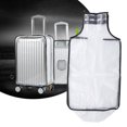 thumbnail image 3 of PVC transparente impermeable cubierta de lluvia protector transparente para maleta de equipaje maleta (24in), 3 of 8