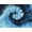 Blue Ocean, variant on Colortone Multi-Color Tie-Dyed T-Shirt