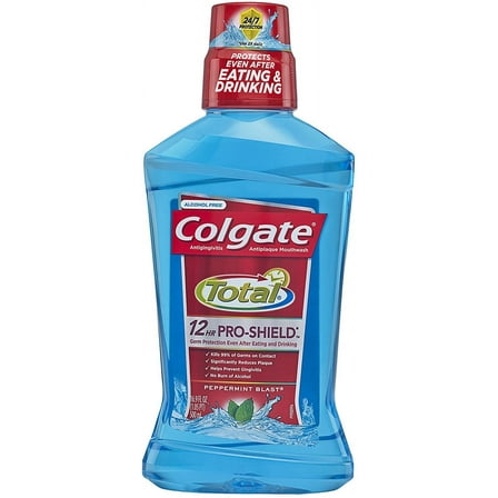 Colgate Advanced Pro-Shield Mouthwash, Peppermint Blast 500 ml (Pack of 6)