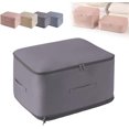 thumbnail image 1 of Ultra Space Saving Self Compression Organizer Bag, College Moving Storage Bags Heavy Duty, Self Compacting Compression Moving Organizer Bags, For Comforters, Clothes (Gray, Large (For duvet clothes)), 1 of 7