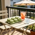 thumbnail image 3 of 2Pcs Daisy Shaped Ice Cube Tray with Lid for and Drinks, Flexible Silicone for Easy Release, Stackable Storage Ice Mold for Bourbon, 3 of 4