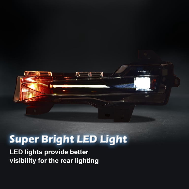 For 2017-2023 Tesla Model 3/Y Pair Fog Lights Lamps LED For 2017-2023 Tesla Model 3/Y Pair Fog Lights Lamps LED