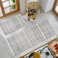 thumbnail image 5 of Boho Kitchen Rug Sets of 2 Non Slip Washable Farmhouse Kitchen Mats for Floor 2 Piece Country Rustic Kitchen Rugs Home Decor, 5 of 6