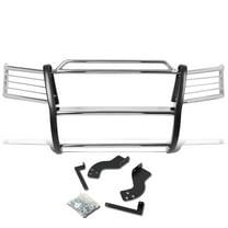 DNA Motoring For 1998-2007 Toyota Land Cruiser J100 Front Bumper Protector Brush Grille Guard Stainless Steel Chrome