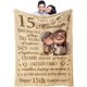 thumbnail image 1 of LHSHID 10th Anniversary Tin Gifts Blanket 10 Year Anniversary Wedding Gifts for Him Her Couples 10th Anniversary 10 Year Anniversary Decorations Blanket 50x60in, 1 of 6