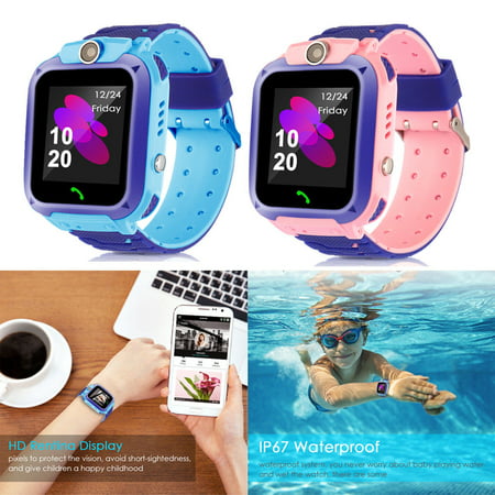 Kids Phone Smart Watch Boys Girls GPS Tracker Anti-lost SOS Call Wrist Watch Holiday Toy New Year Gift