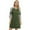 Green, variant on Nightgowns for Women: Syphoria Loose Casual Womens Nightgown Half Sleeve Crew Neck Loungewear