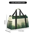 thumbnail image 3 of Vsdgher Sac de Voyage Unisexe Motif Forêt de Brouillard, Sac de Voyage Pliable Essentiels de Voyage Sac de Sport de Gym, Sac de Voyage de Nuit avec Sangle Réglable, 3 of 7