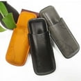 thumbnail image 3 of Mini Two Short Holster Storage Bag Holsters for Cigar, Cigar Holder, Travel Humidor Leather Cigar Case ,cigar accessory (CC2-02-Black), 3 of 7
