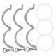 thumbnail image 5 of unbranded 3Ud Sujetatubos De Inoxidable Para Uso Doméstico Con Y Resistente, 5 of 8