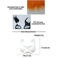 thumbnail image 2 of braveheart Cat Mask Making Set For Cosplay Halloween 6 Pcs Fur Blank Masks With Fabric And Eye Mesh Include 6 B, 2 of 6